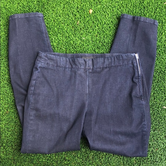 Talbots slim ankle side zip denim pant - Picture 3 of 9